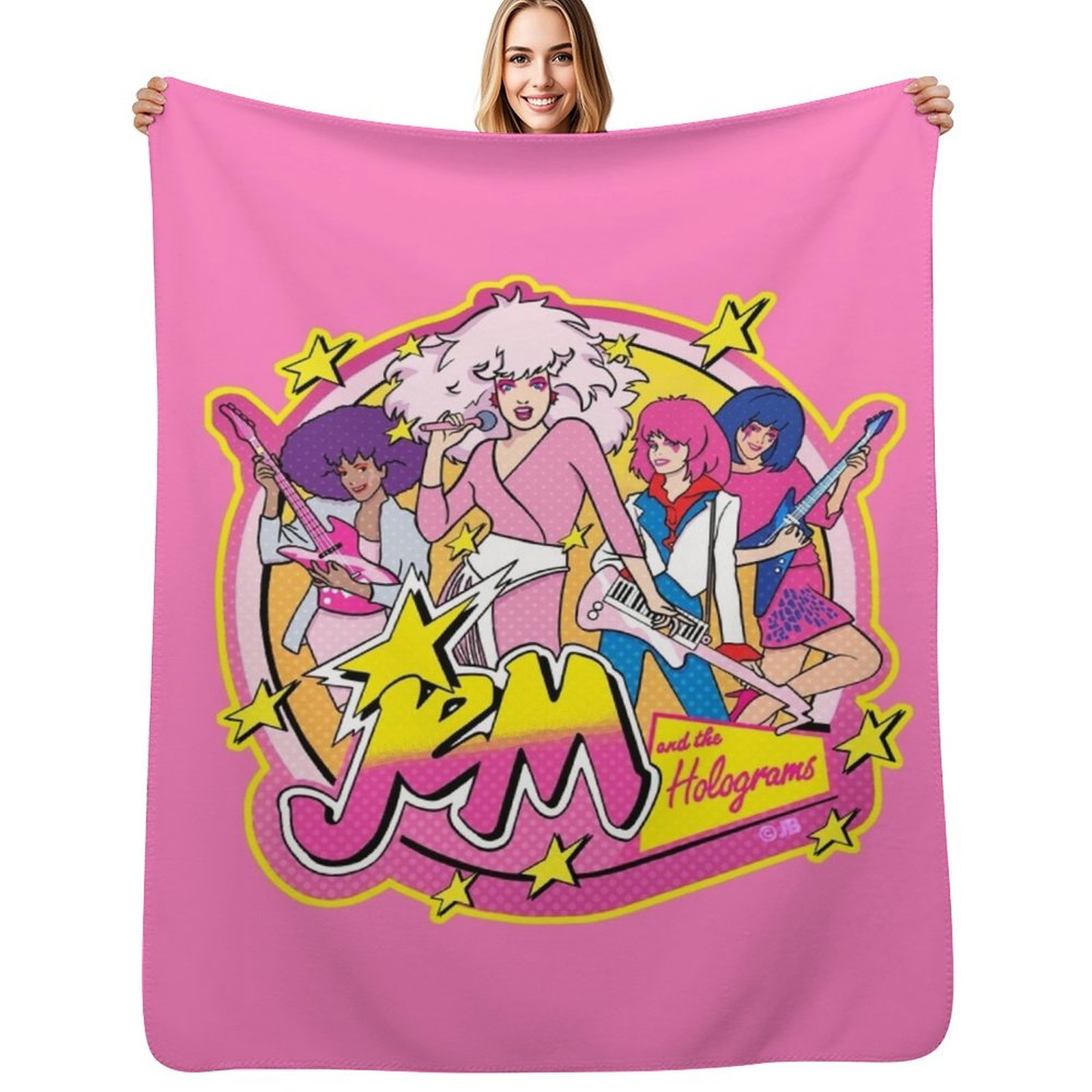 3D Printing Hologram - 80S Jem and the Holograms Cobertor