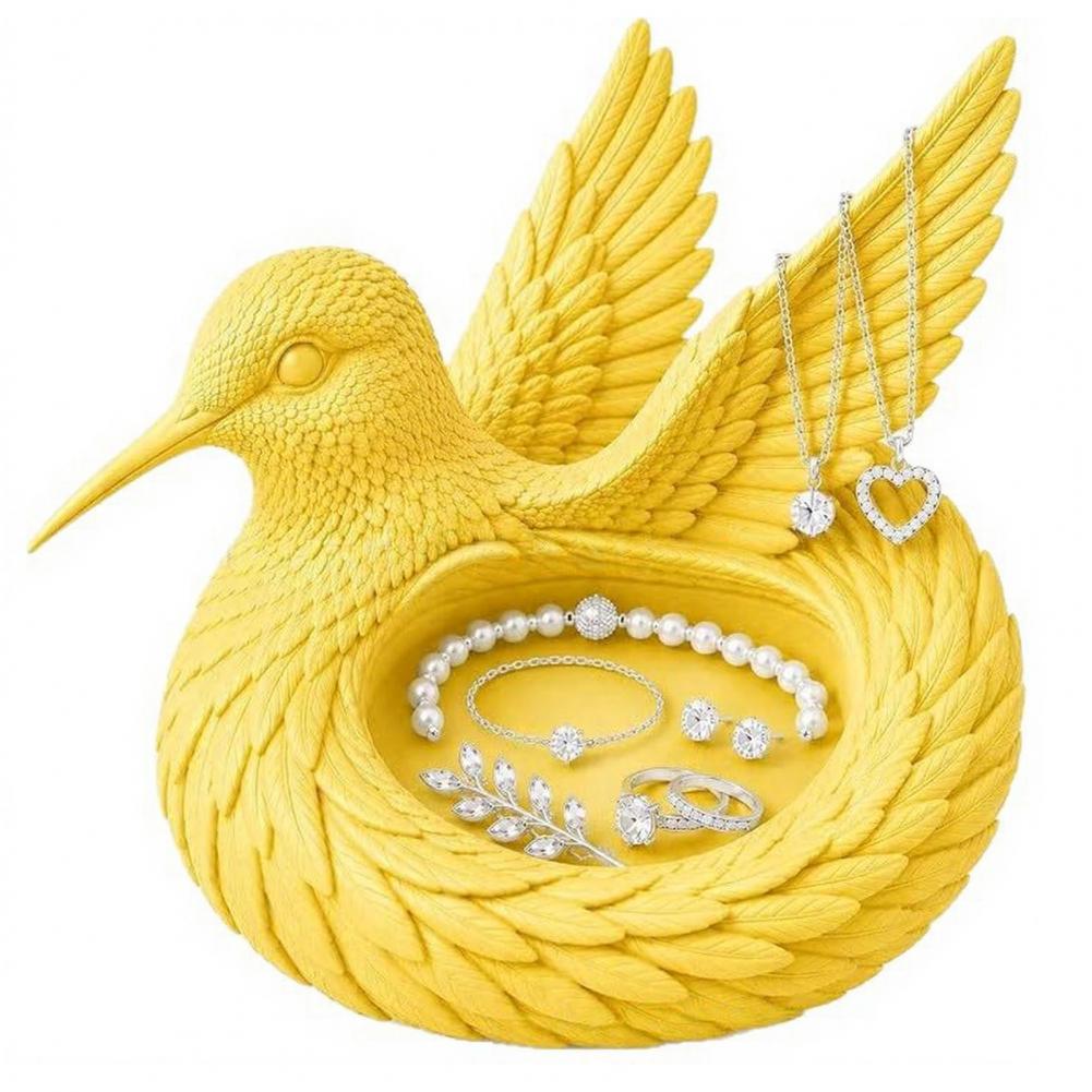 3D Printing Ring Holder - Porta-Joias Decorativo em Formato de Beija-Flor,