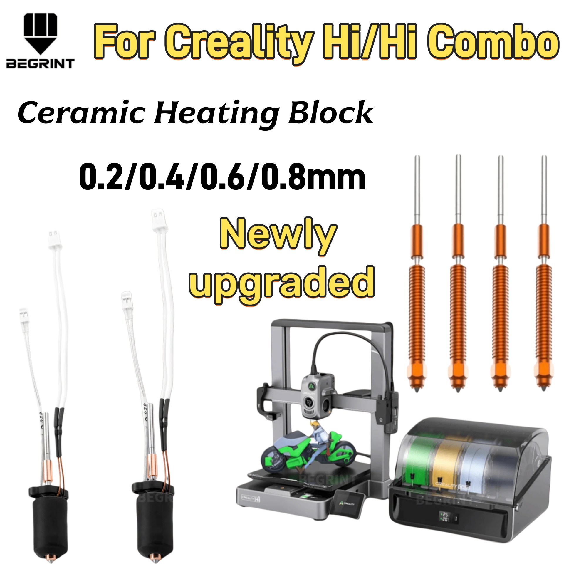 3D Printing Nozzle - Kit de Aquecedor Cerâmico de Alta