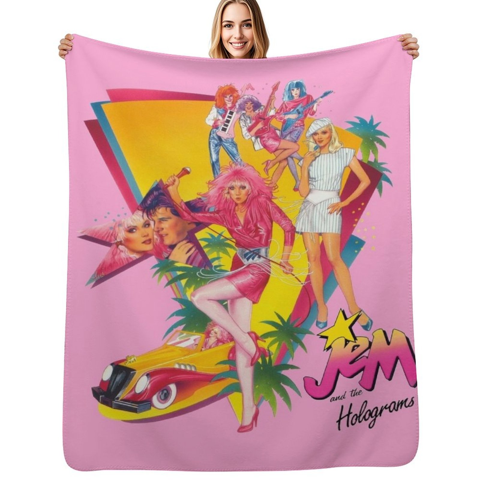 3D Printing Hologram - Cobertor Jem and the Holograms, estilo