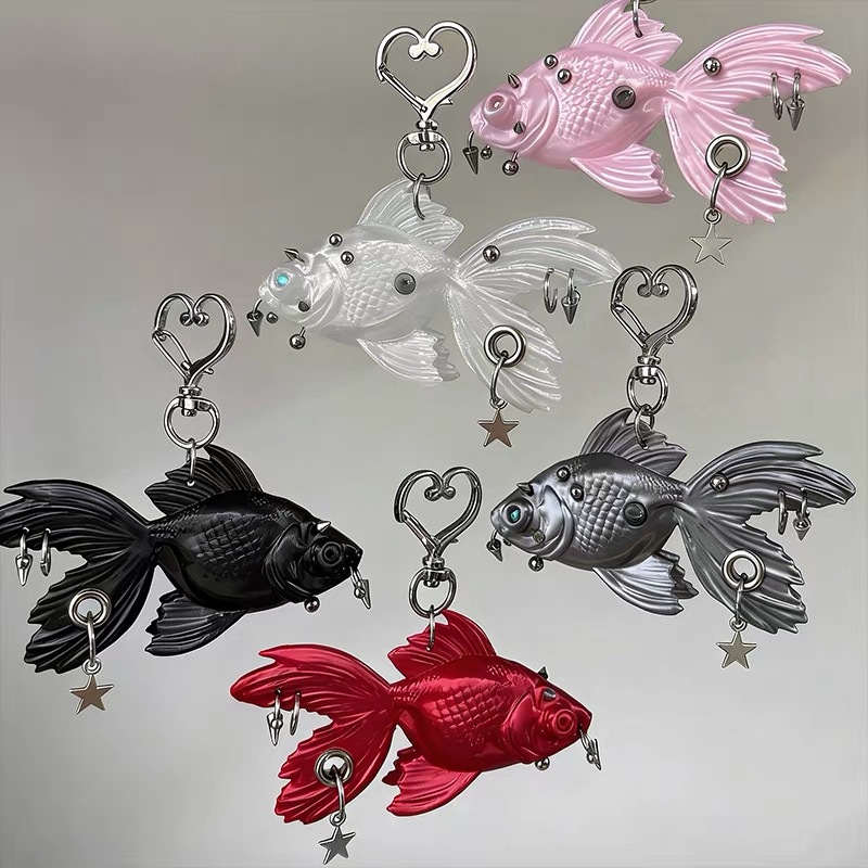 3D Printing Steel - Novo Chaveiro Pingente 3D Gótico Punk