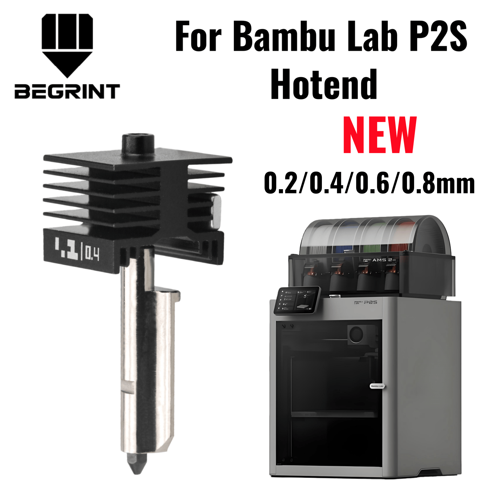 3D Printing Nozzle - Bico de Aço Temperado para Hotend