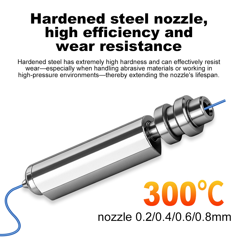 3D Printing Nozzle - Bico Bimetálico Aprimorado para Hotend Anycubic