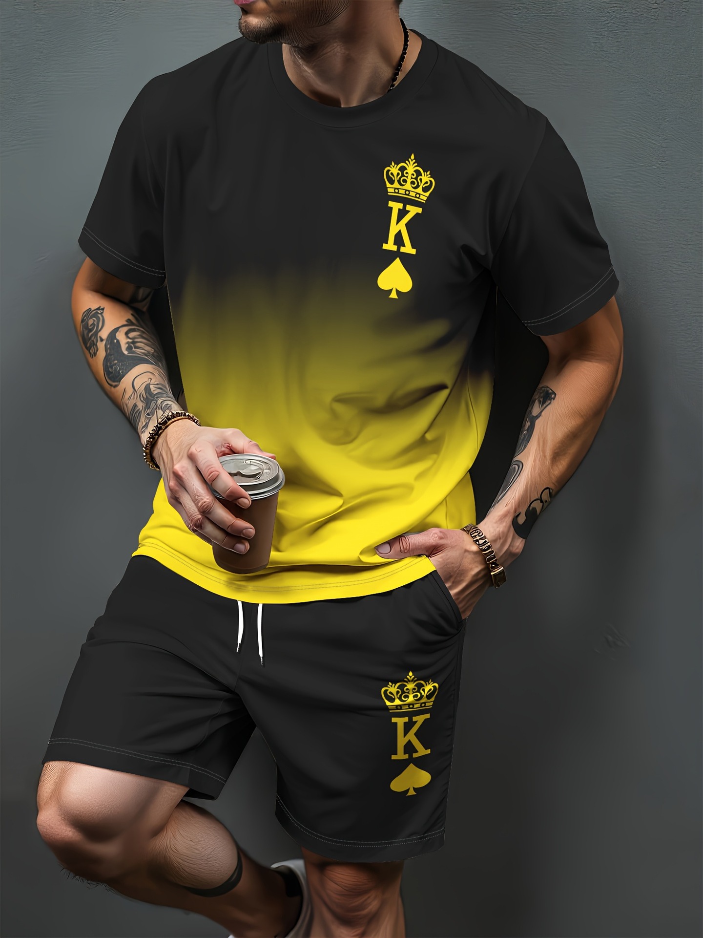 Conjuntos de Roupas Esportivas - 3D Printing Kpop avaliação e preço