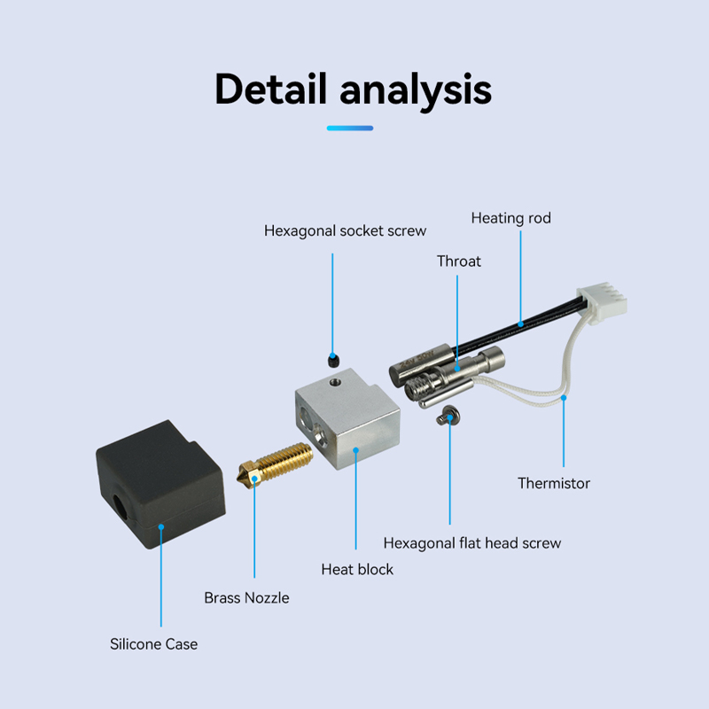 Para anycubic kobra s1 hotend  - 3D Printing Nozzle avaliação e preço