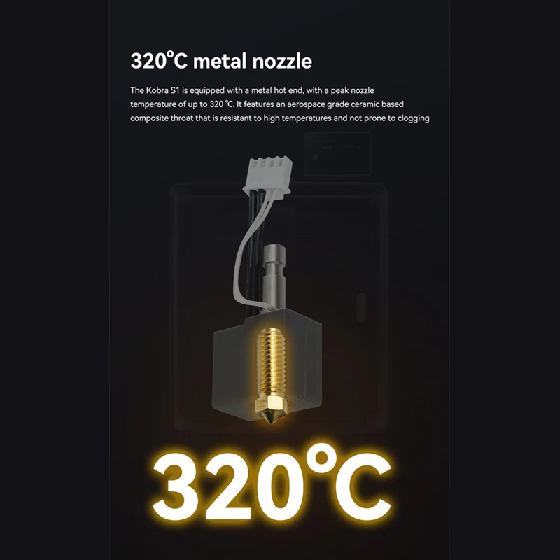 Para anycubic kobra s1 hotend  - 3D Printing Nozzle avaliação e preço
