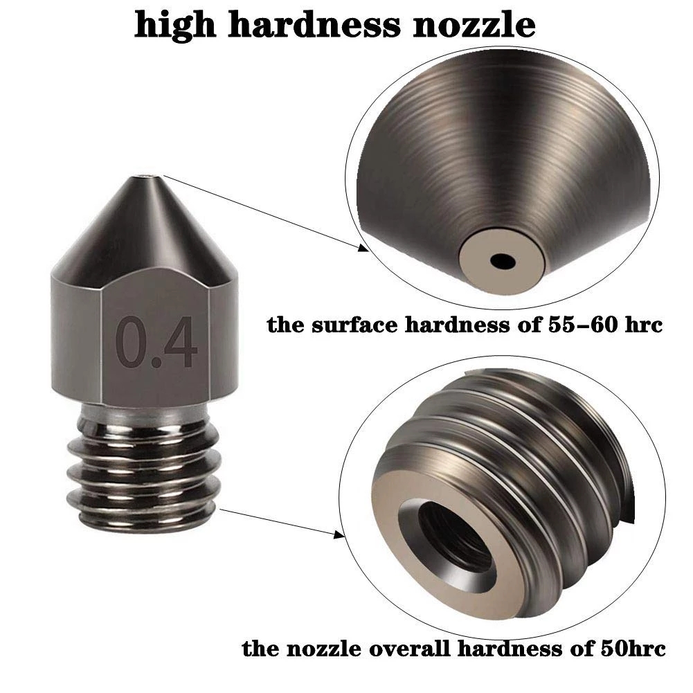Bico de Aço Super Reforçado MK - 3D Printing Nozzle avaliação e preço