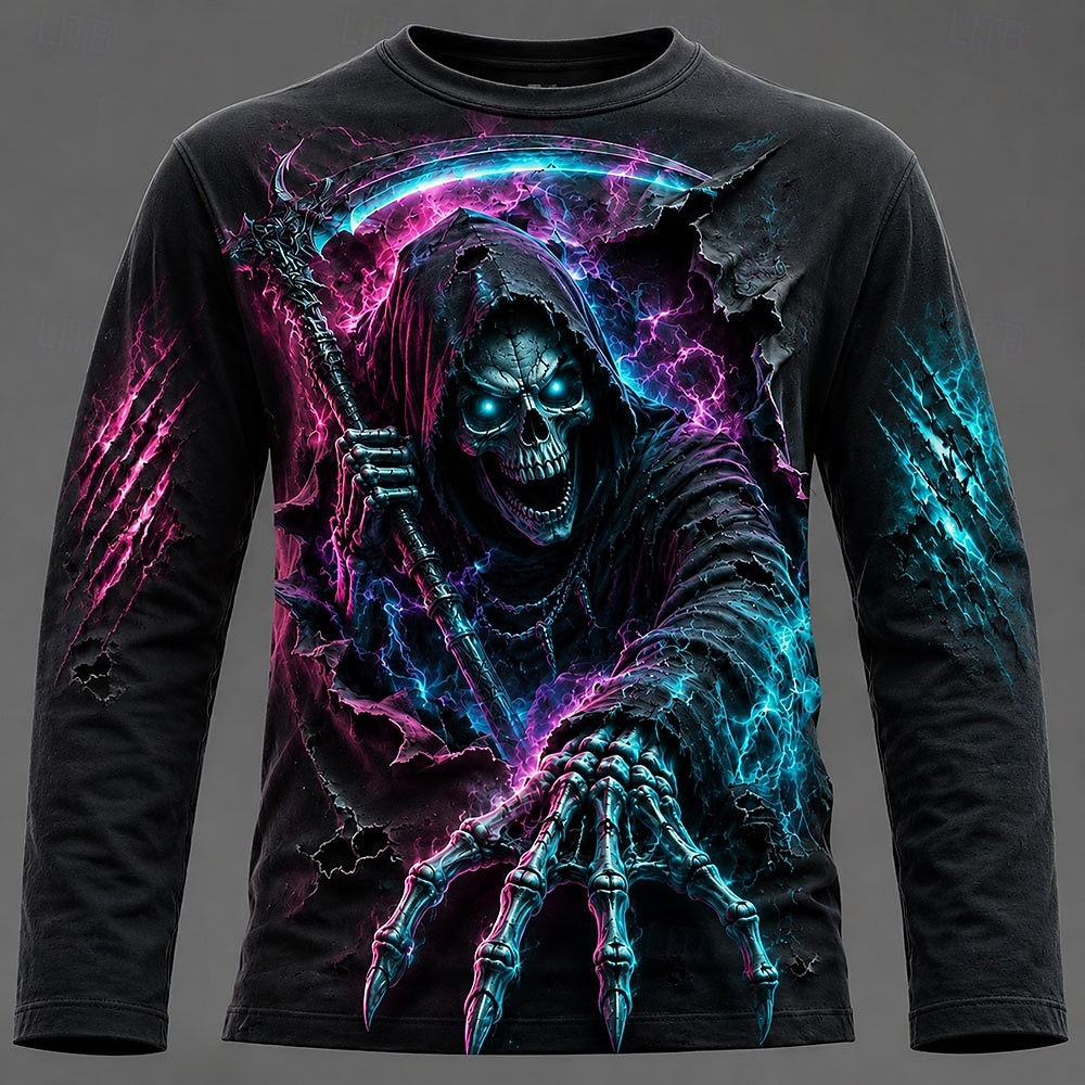 Camiseta Masculina de Manga Lo - 3D Printing Kpop avaliação e preço