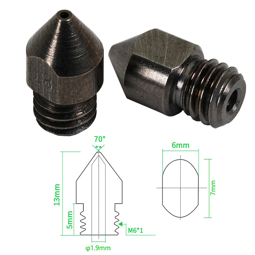 1.75mm mk8 impressora 3d bocal - 3D Printing Industrial avaliação e preço