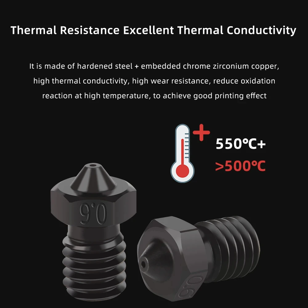Bico E3D 0.2/0.4/0.6/0.8mm de  - 3D Printing Nozzle avaliação e preço