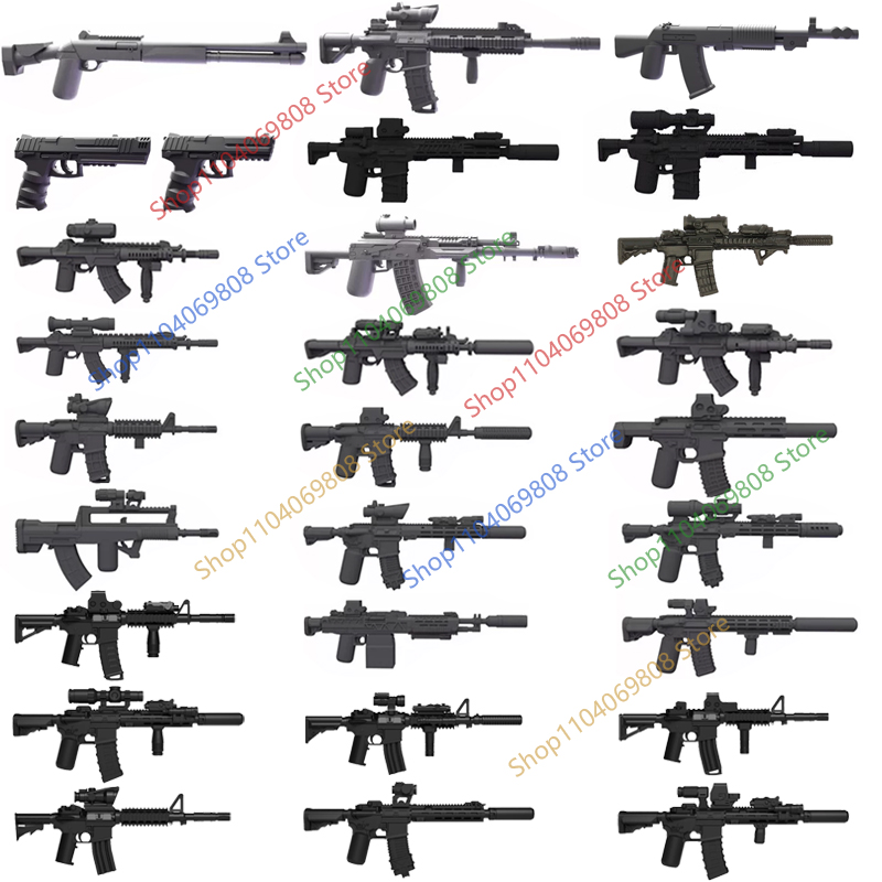 Figuras de soldados militares, - 3D Printing Lego Bricks avaliação e preço