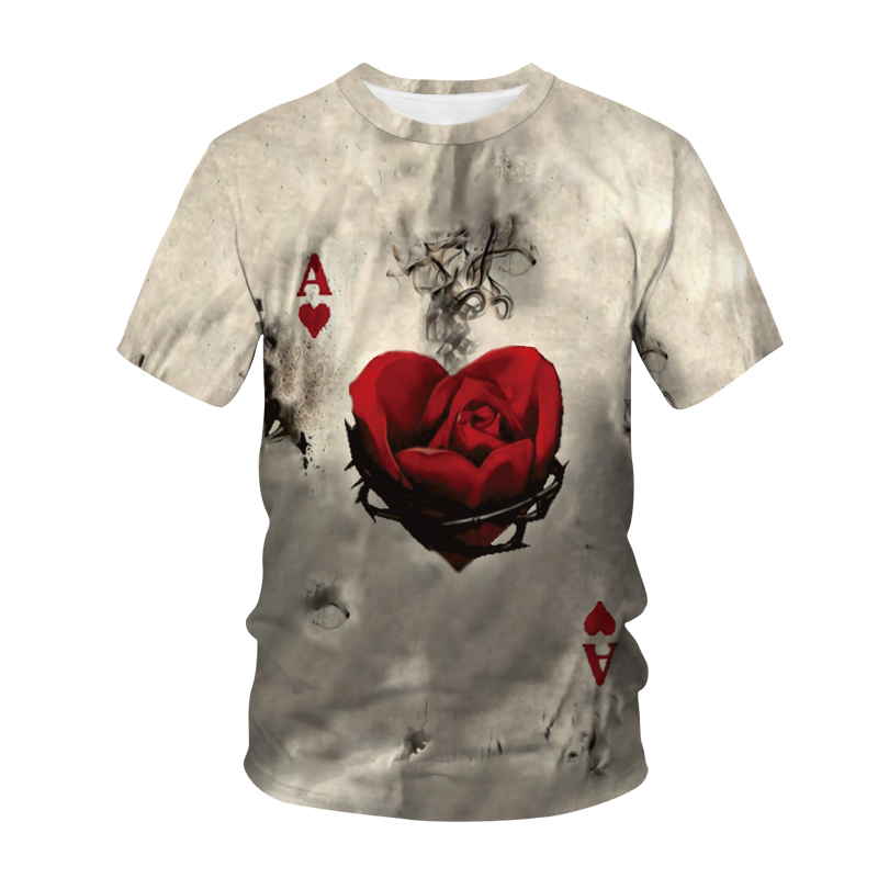 Faça flor velha camiseta cartã - 3D Printing Maket avaliação e preço