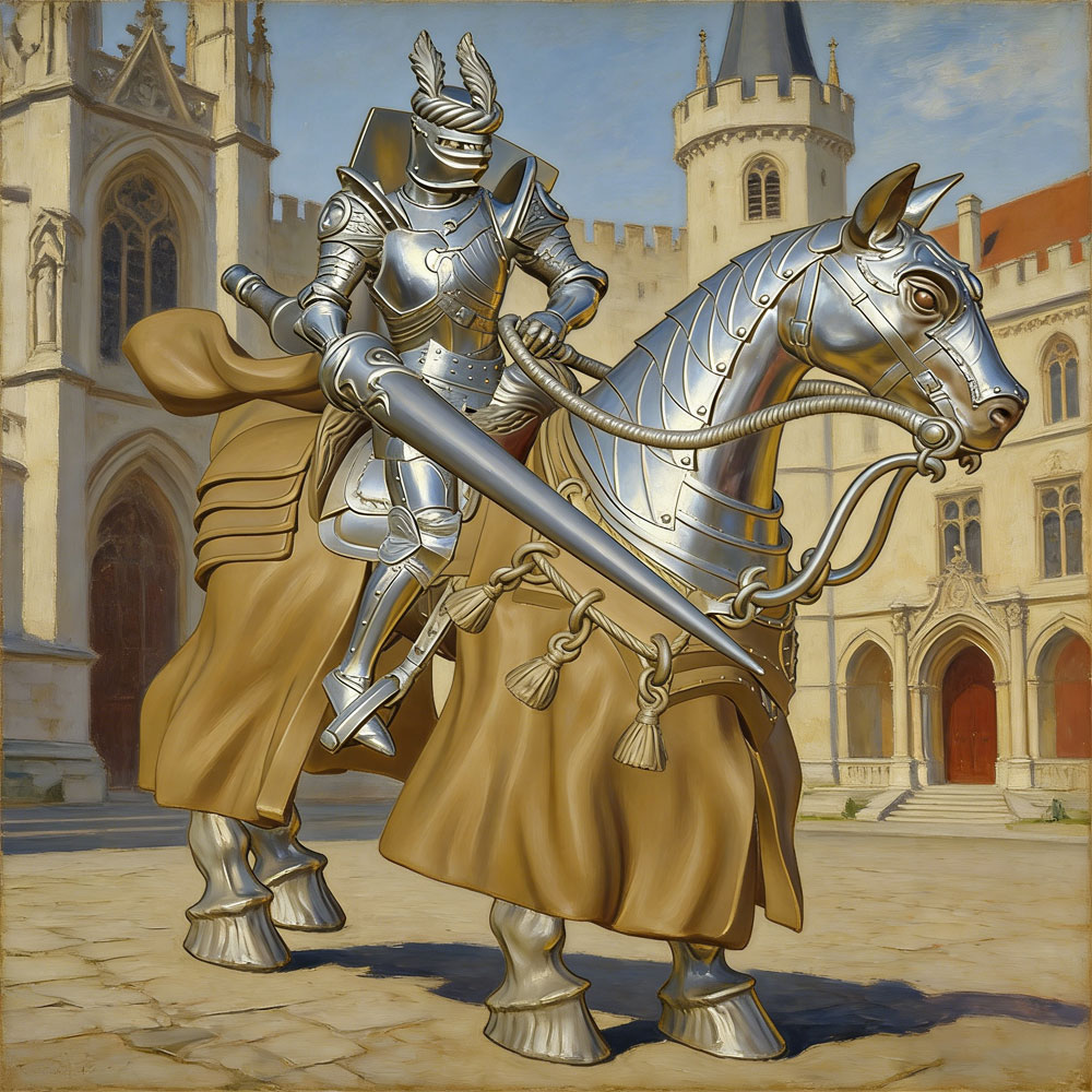 Ornamento de mesa 1/24, modelo - 3D Printing Knight Armor avaliação e preço