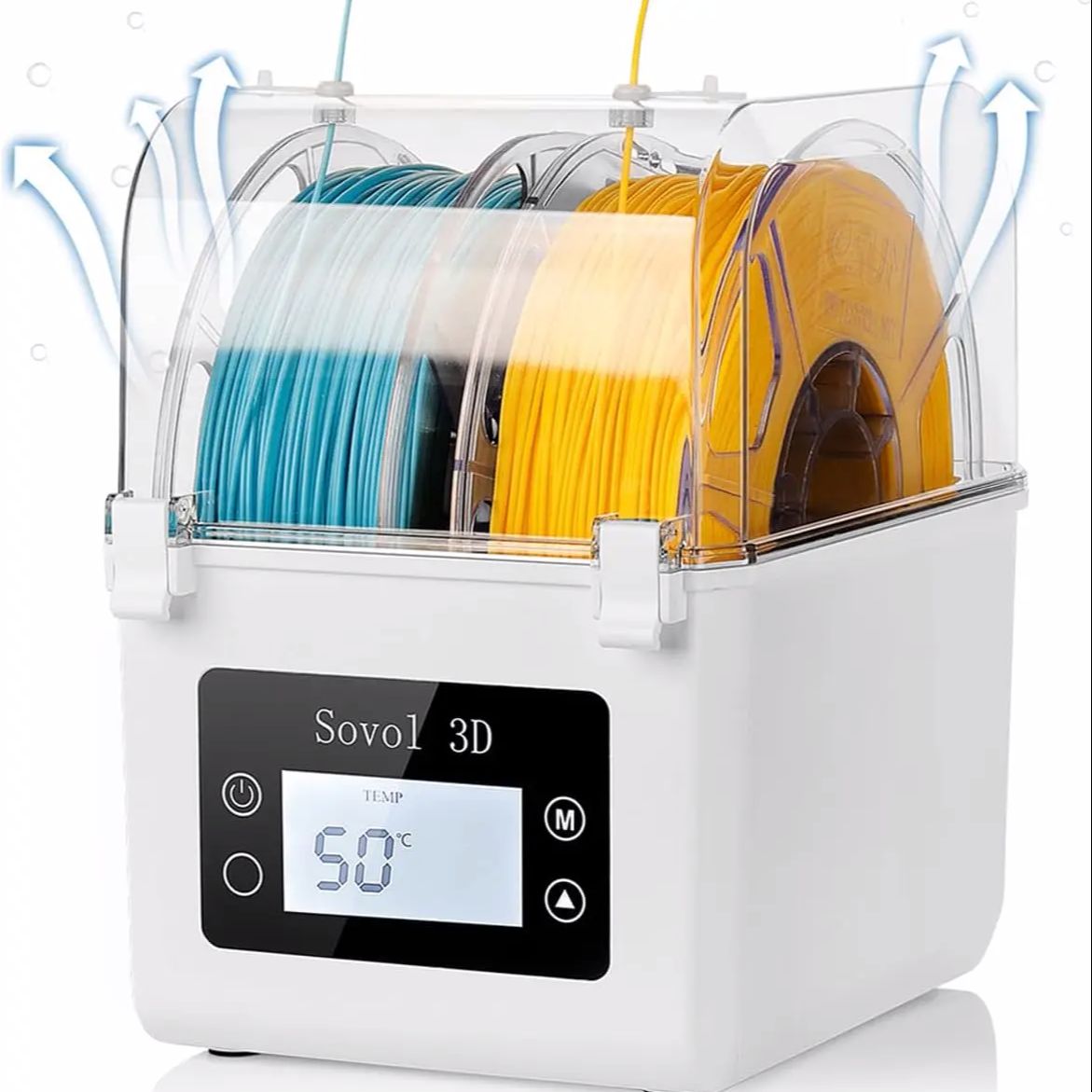 Secador de filamento Sovol 202 - 3D Printing Deck Box avaliação e preço