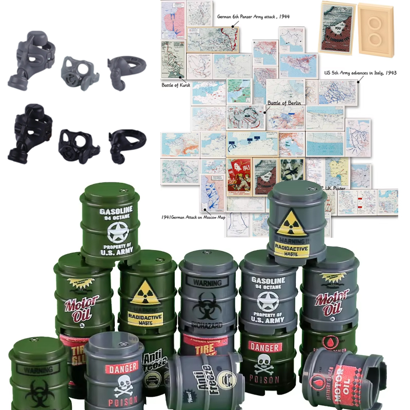 Blocos de Montar Militares 3D  - 3D Printing Lego Bricks avaliação e preço