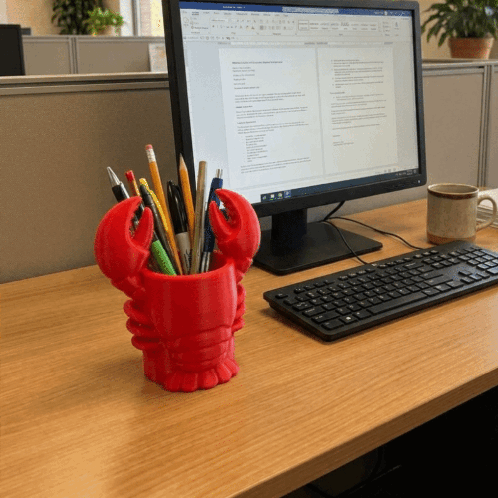 Suporte para Lápis em Forma de - 3D Printing Cafe avaliação e preço