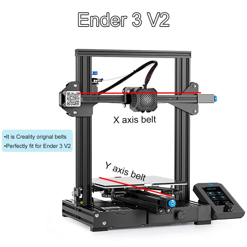 Creality Ender 3 V2 Correias X - 3D Printing X Axis avaliação e preço