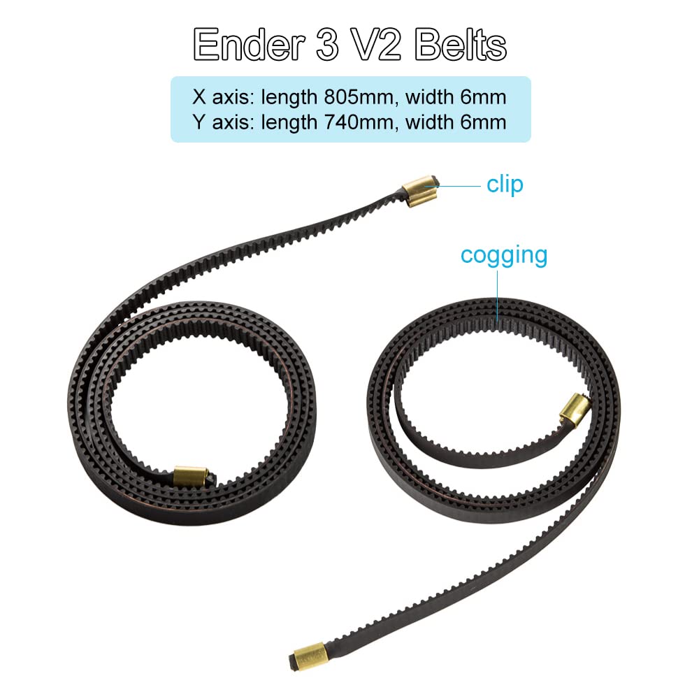Creality Ender 3 V2 Correias X - 3D Printing X Axis avaliação e preço