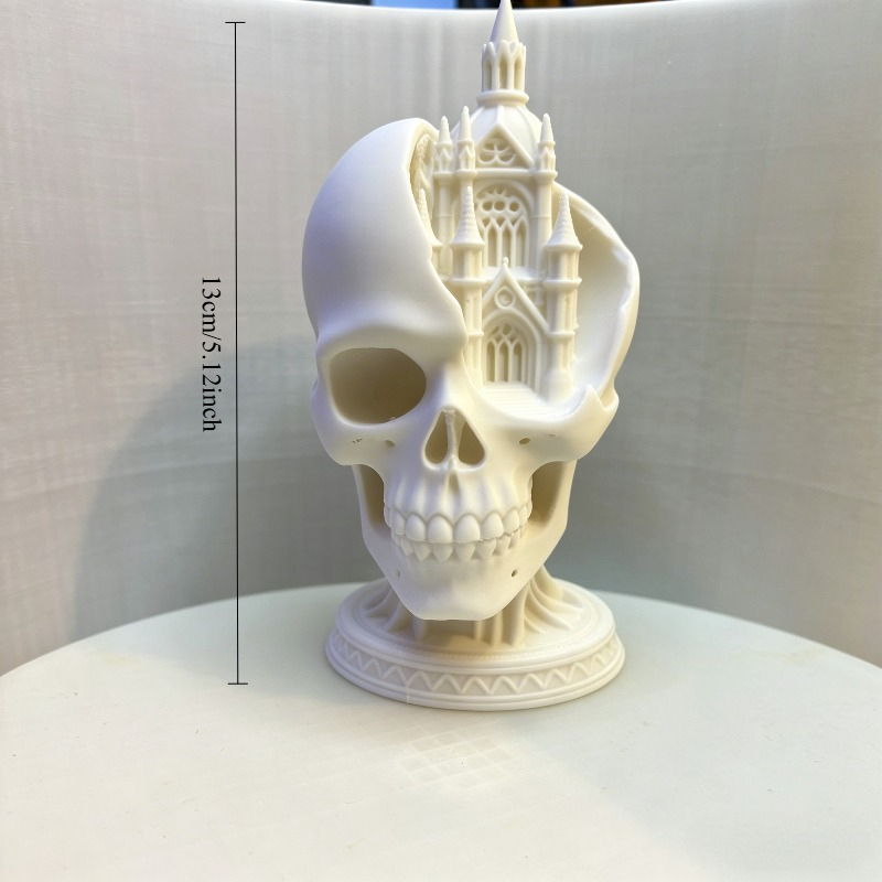 Escultura de Crânio em Relevo  - 3D Printing Cafe avaliação e preço