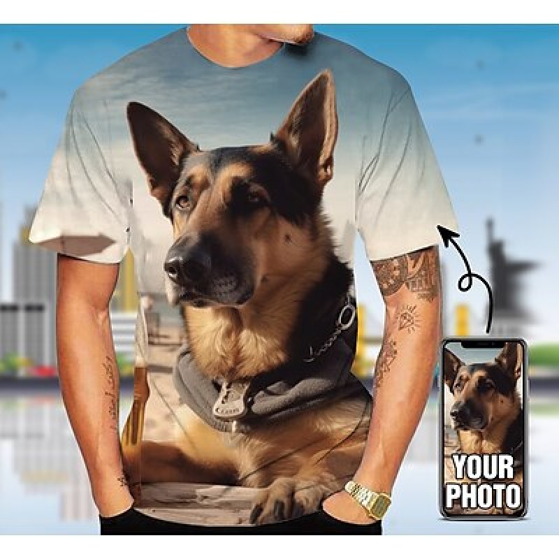 Camiseta personalizada para an - 3D Printing Ideas avaliação e preço