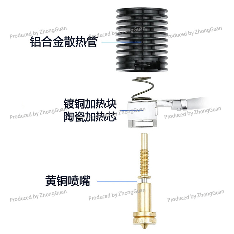 Bico de Cerâmica Resistente a  - 3D Printing Nozzle avaliação e preço