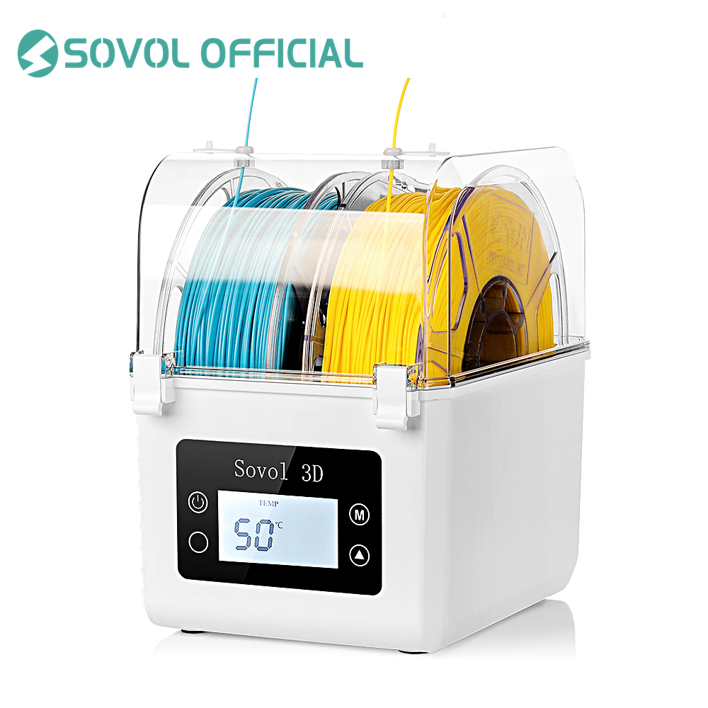 Sovol 2 rolos de filamento des - 3D Printing Deck Box avaliação e preço