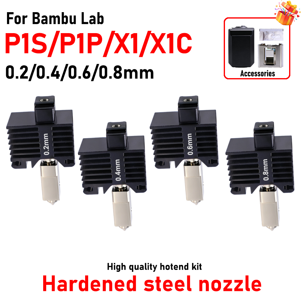 Hotend para Bambu Lab P1P X1C  - 3D Printing Nozzle avaliação e preço