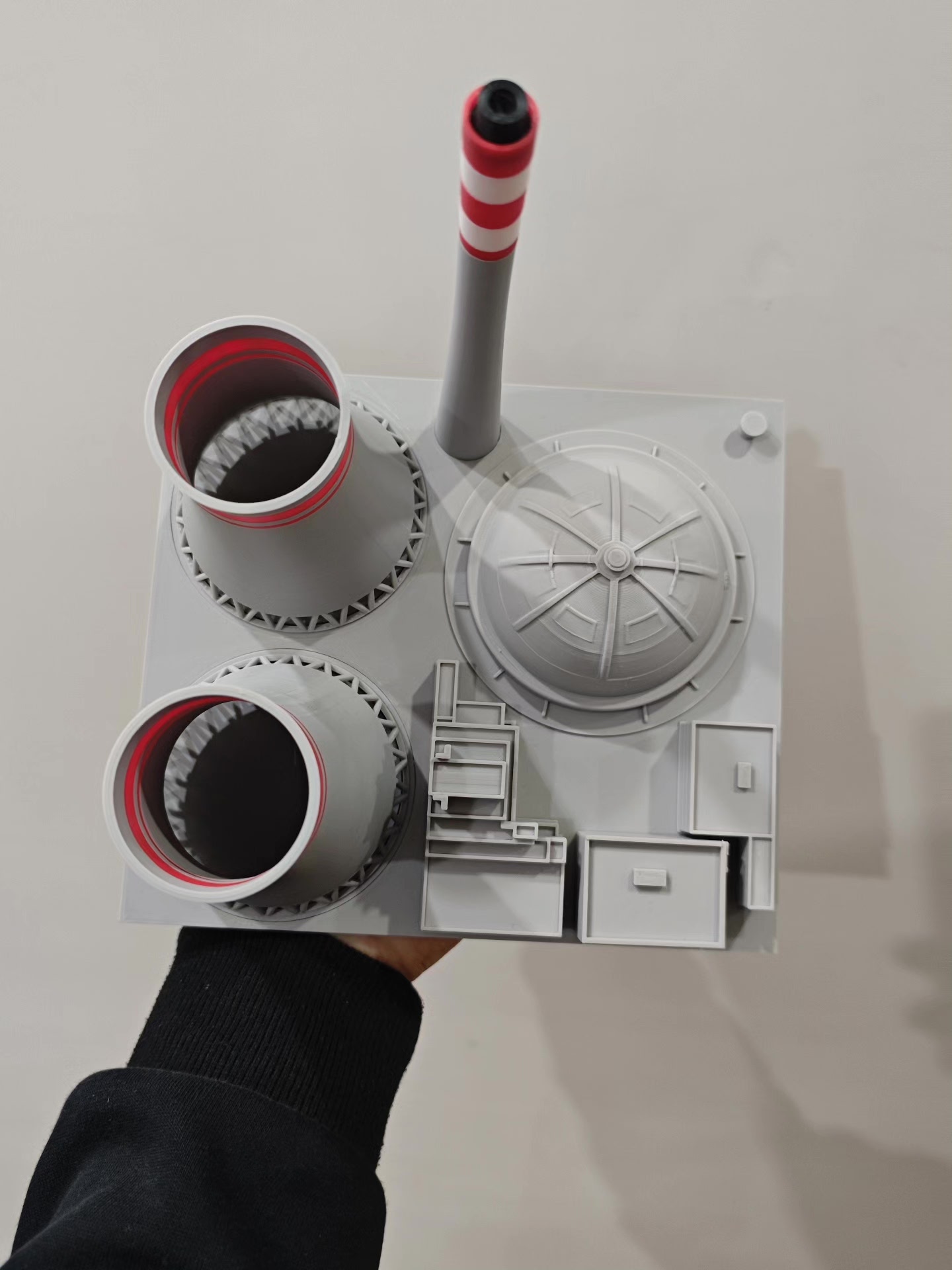 Modelo de Mini Usina Térmica I - 3D Printing Industrial avaliação e preço
