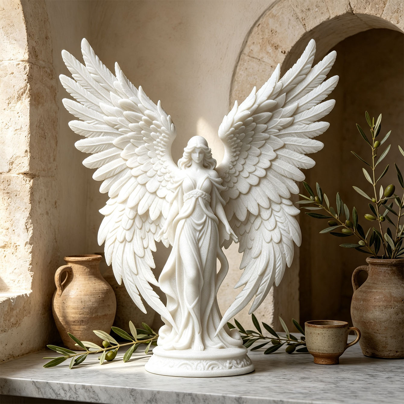 Ornamento de Anjo Deusa Curado - 3D Printing And Additive Manufacturing avaliação e preço