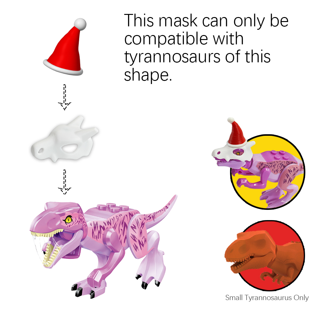 Dinossauros jurássicos crânio  - 3D Printing Lego Bricks avaliação e preço